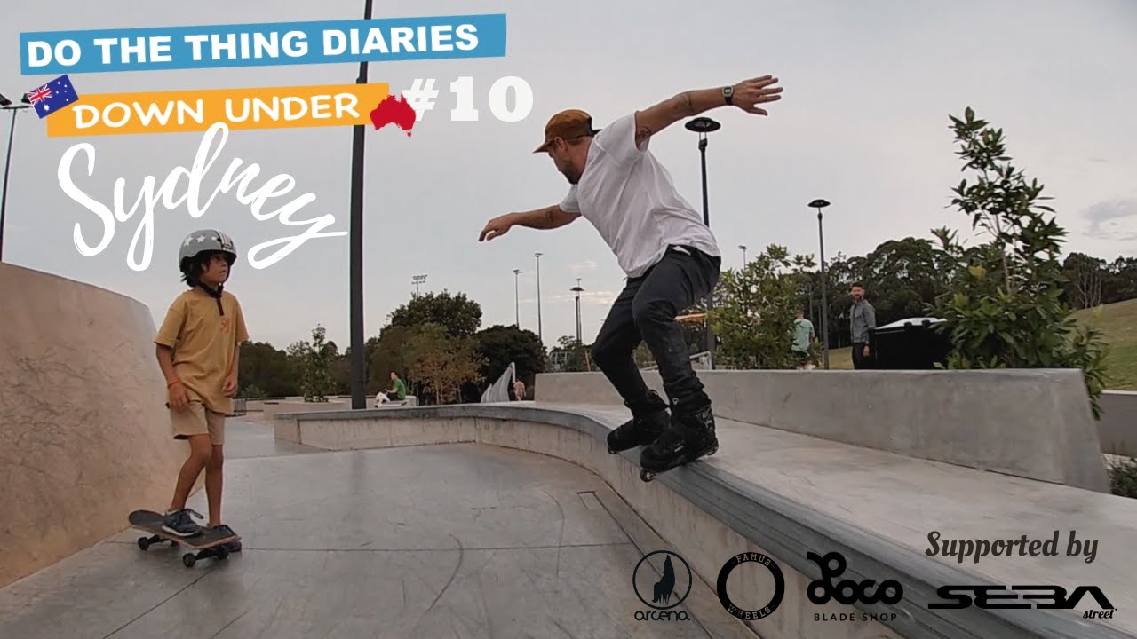 DO THE THING DIARIES #10 Rolling with my idols on a new Sydney skatepark