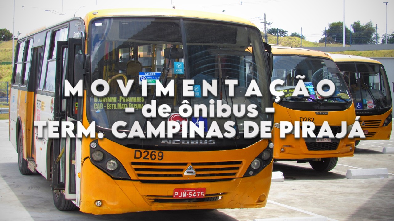 #MOVIMENTAÇÃOdeÔNIBUS | Terminal Campinas de Pirajá (Salvador, Ba) | NOVIDADE - 11/10/25 - (01)