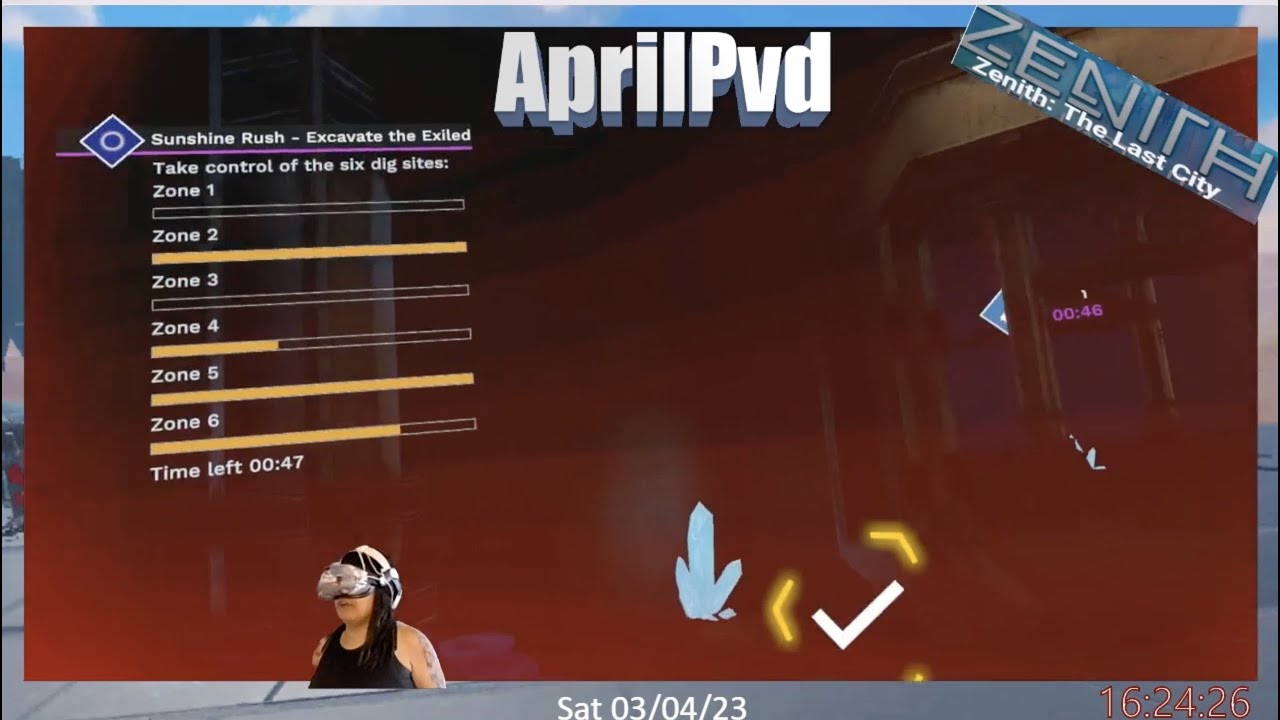 AprilPvd Sunshine Event in Zenith The Last City