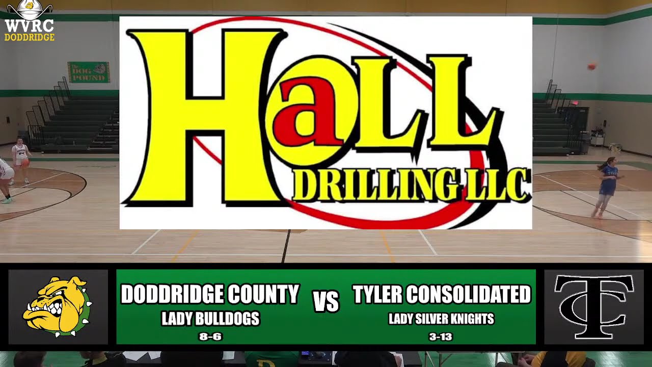 Doddridge County Lady Bulldogs vs Tyler Consolidated Lady Knights