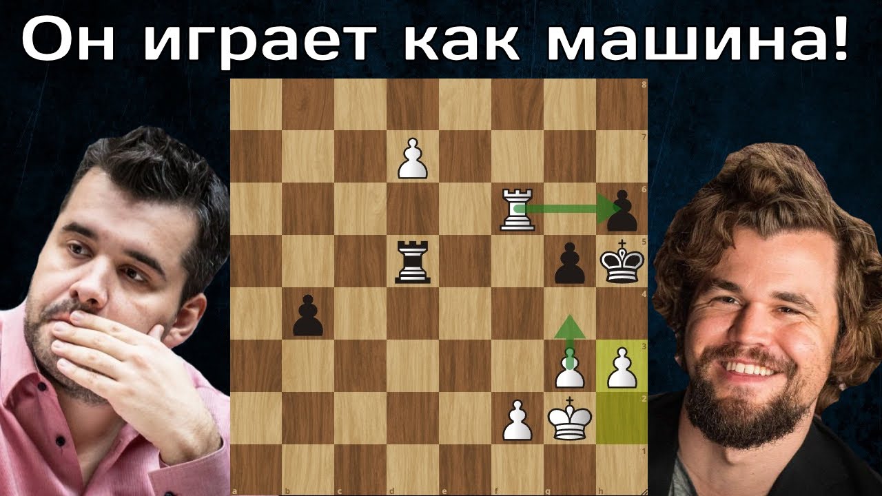 Опять выдал 99% 😎 М.Карлсен  - Я.Непомнящий 🏆 Champions Chess Tour AI Cup 2023 ♟1/2♟Шахматы