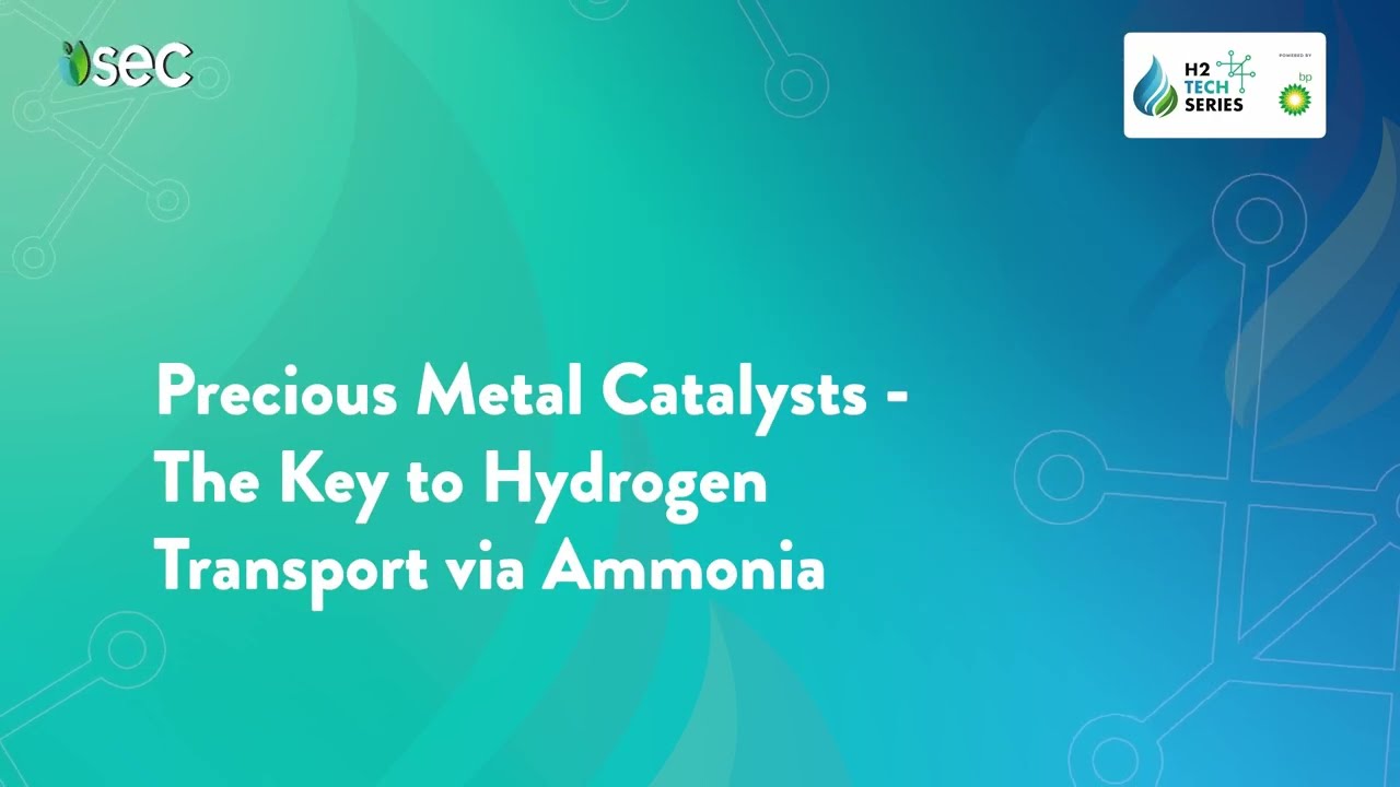 Precious Metal Catalysts - The Key to Hydrogen Transport via Ammonia