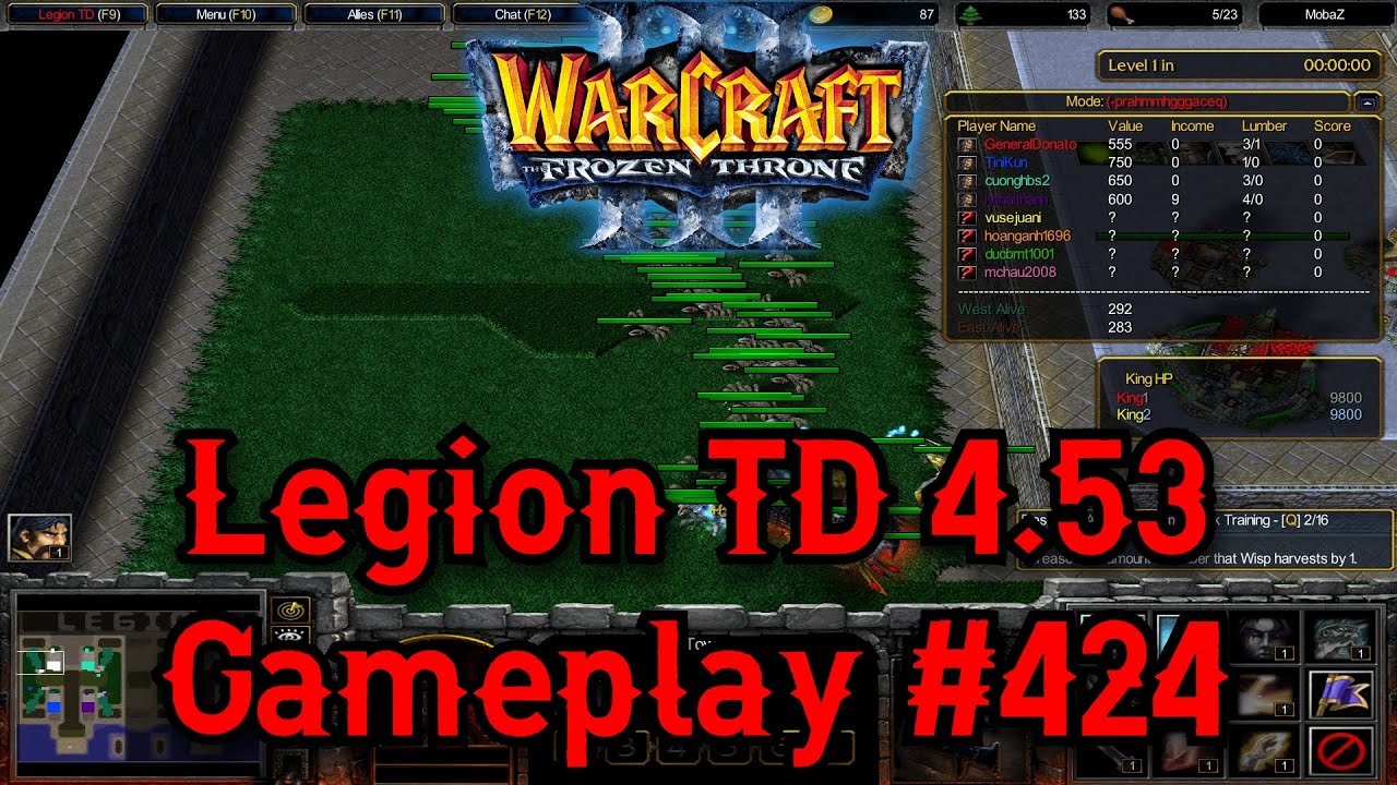 Warcraft 3 - MobaZ Legion TD 4.53 Gameplay #424