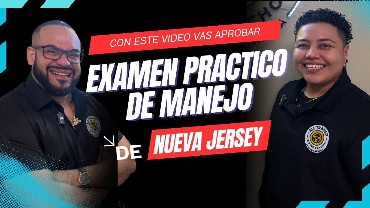 ¡Aprueba el EXAMEN PRACTICO de CONDUCIR 2025 de Nueva Jersey!