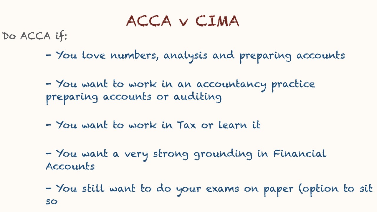 ACCA vs CIMA