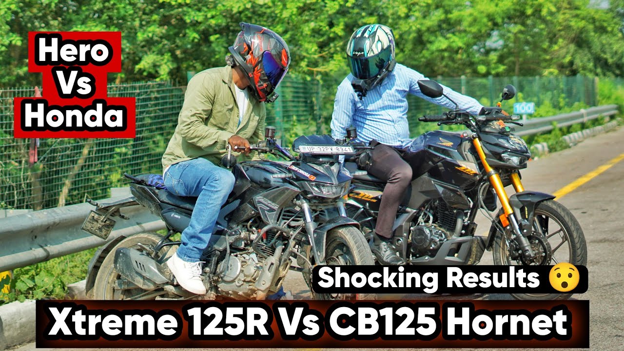 CB125 Hornet Vs Xtreme 125R | Top Speed Battle 🚀 Shocking Result!😱Hero Ne Ye Kar Diya