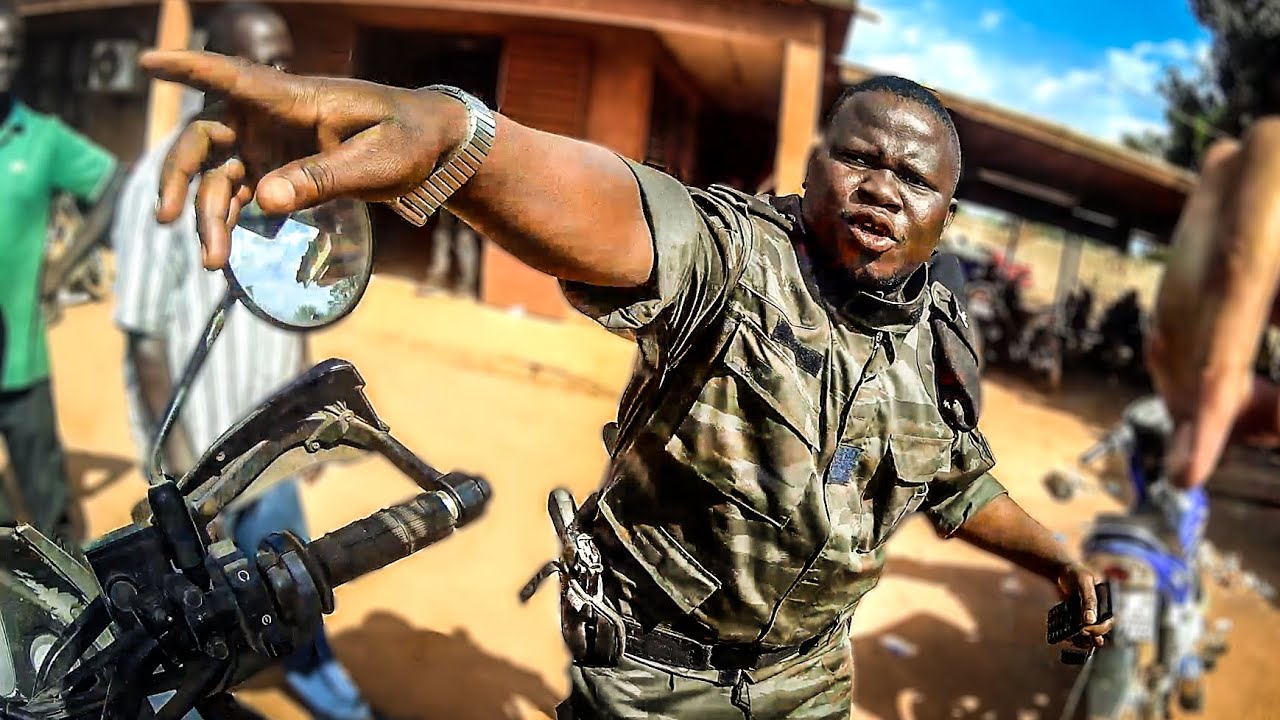 ANGRY COP in BURKINA FASO | Motorcycle World Tour | Africa #31