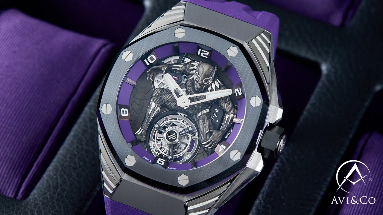 Audemars Piguet Royal Oak Concept "Black Panther" Marvel - Full Unboxing