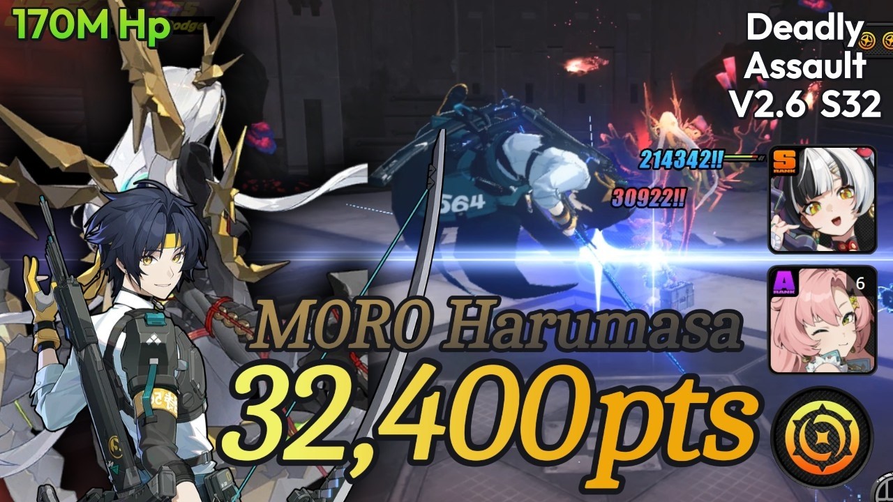 32.4k Miasmic Fiend Deadly Assault - Harumasa M0R0 - (M6R5 Nicole M0R1 Dialyn)| Zenless Zone Zero