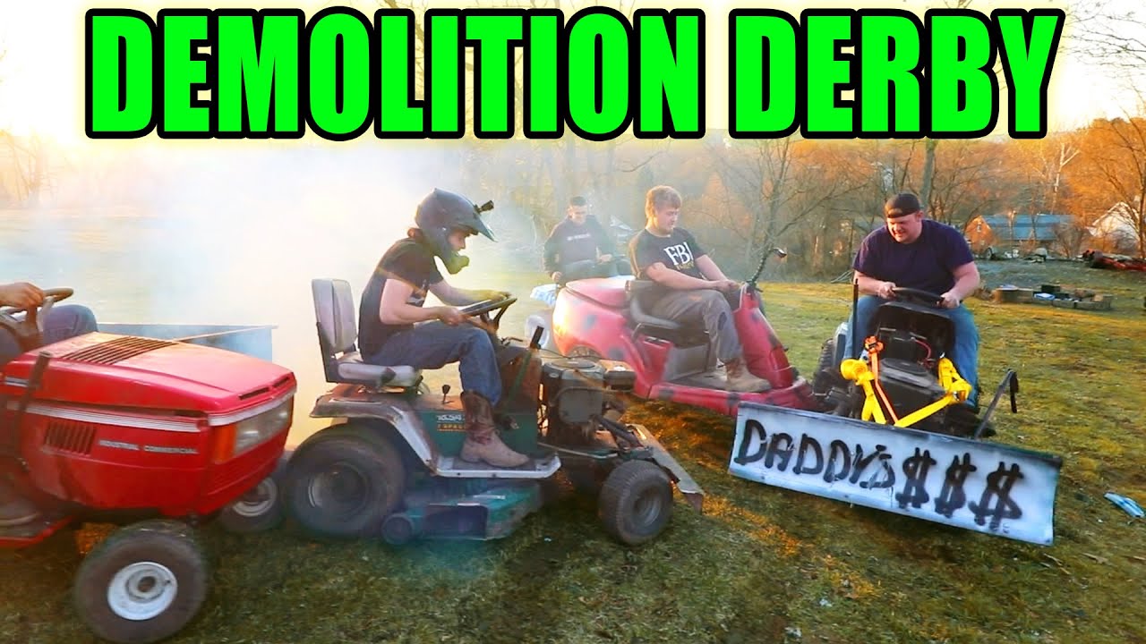 How to Properly DESTROY 5 Tractors (DEMO DERBY)