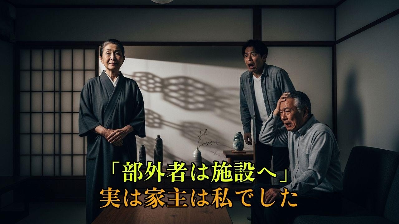 「お前は部外者だ」家を奪い私を施設へ送る夫。翌朝、真の所有者が判明し家族は絶望…