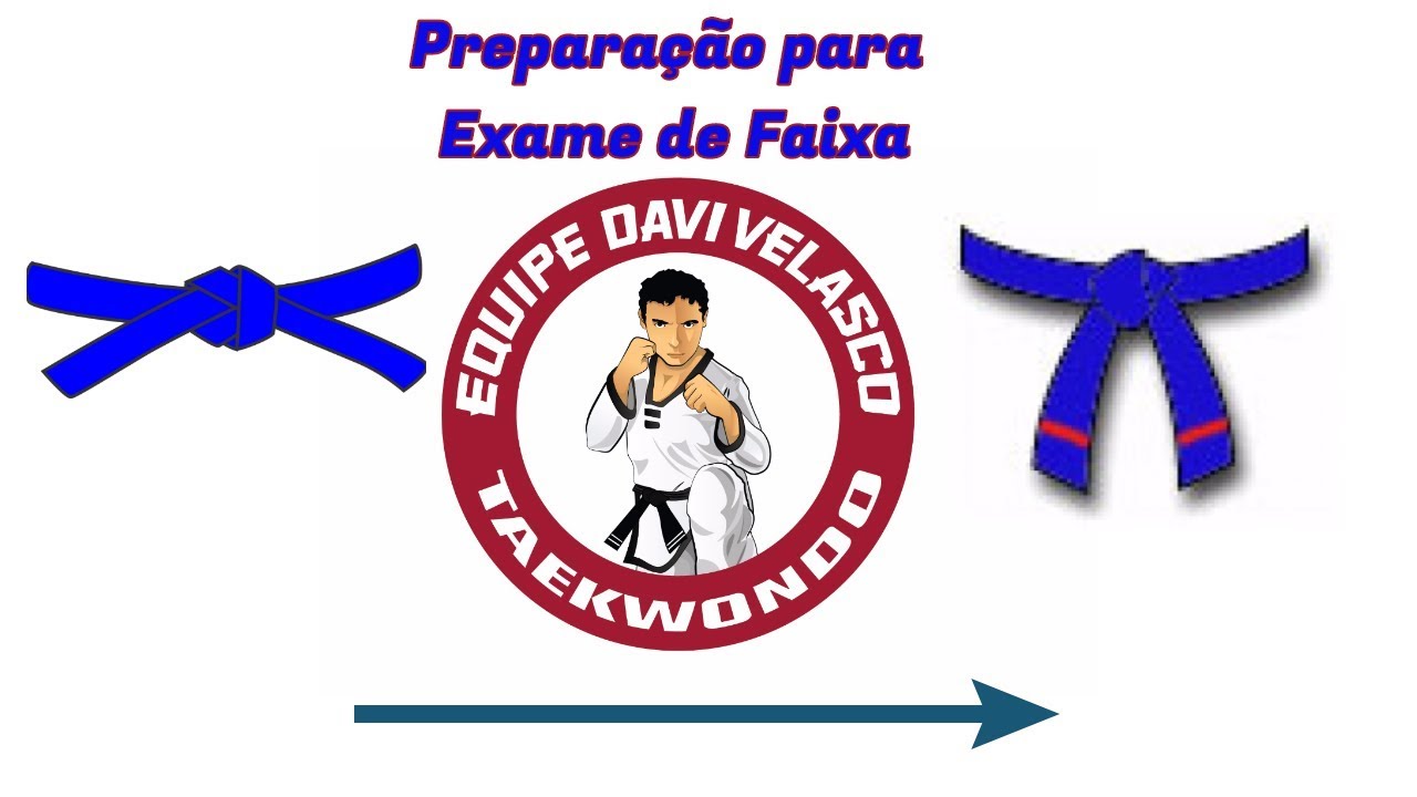 Preparação para exame de faixa Azul para ponta Vermelha