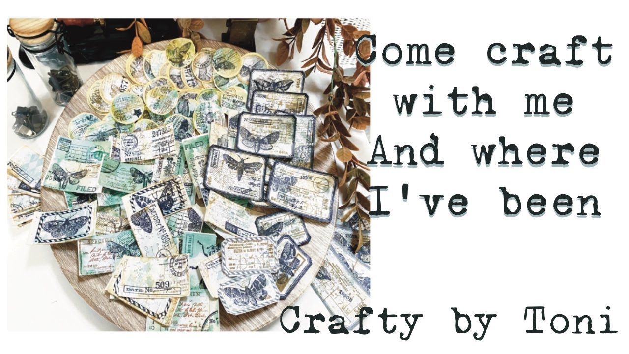 **EPHEMERA STICKERS** Come Craft With Me…… & Where Ive Been………