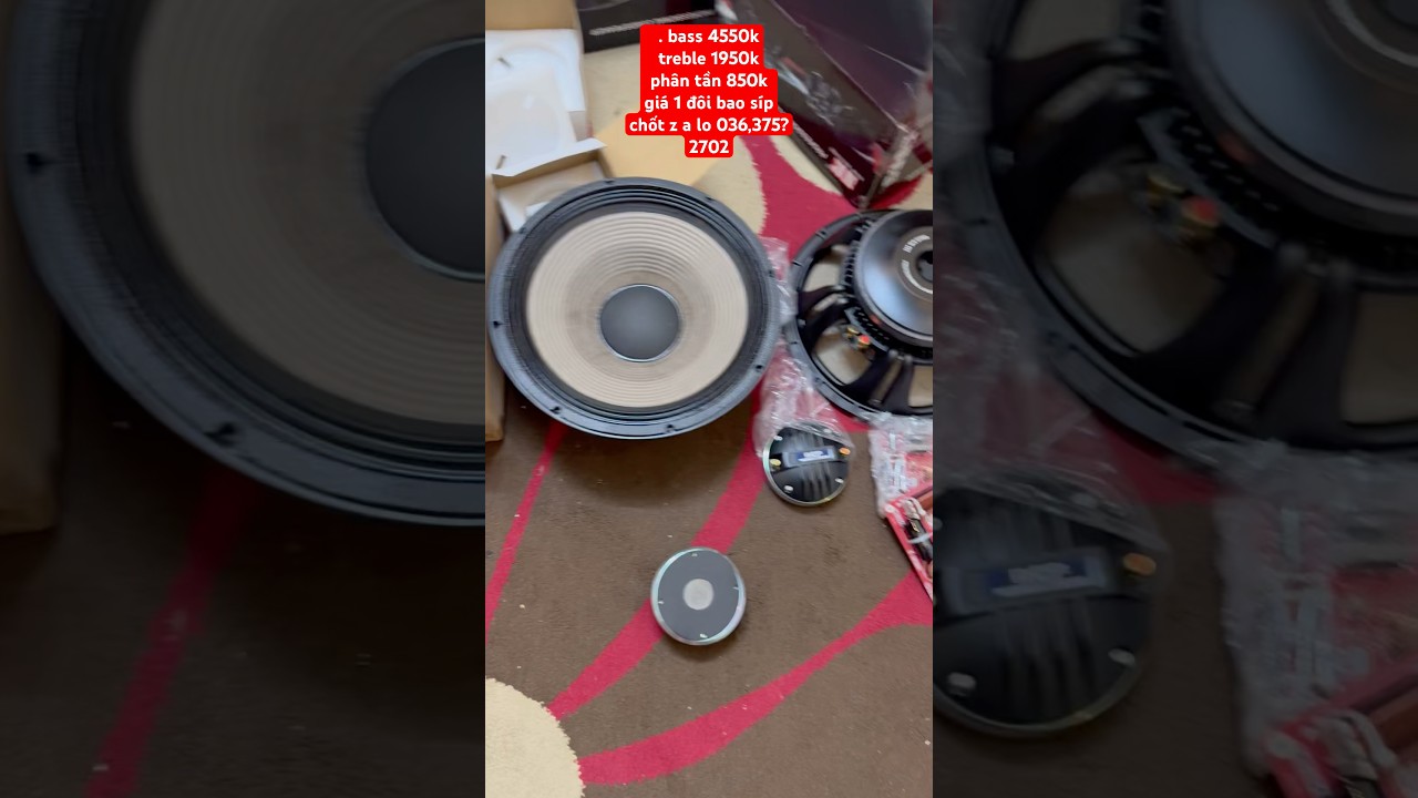 combo loa full 40 nr536 từ 220 coil 100 l&ecirc;n th&ugrave;ng cực hay