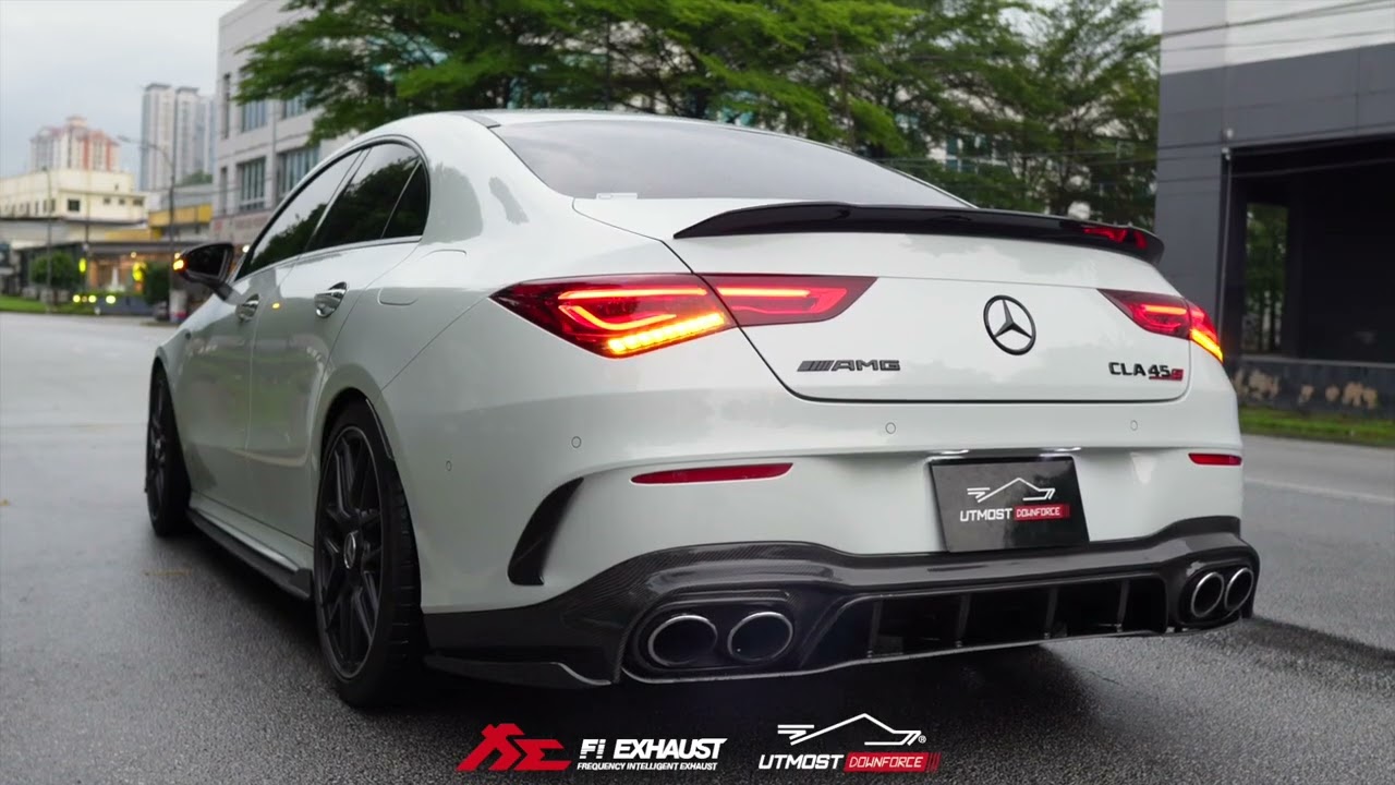 MB C118 AMG CLA45s FI Exhaust  Catless Downpipe + Valvetronic Catback System