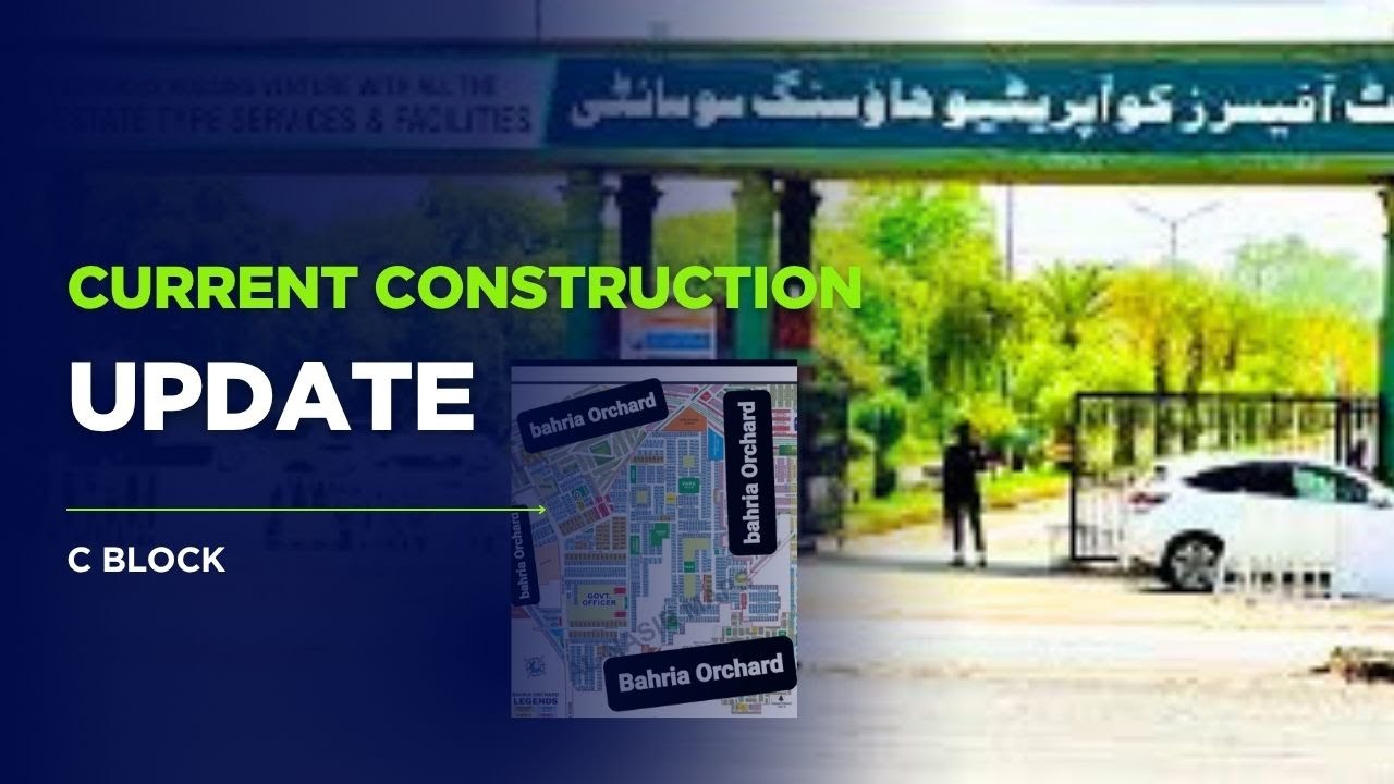 Currently construction update of c block Govt officers housing society⁶ہ6ہہ