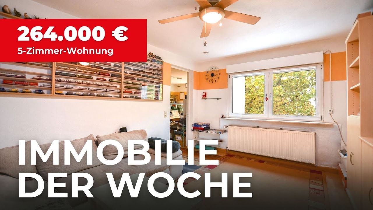 5-Zimmer-Wohnung in zentraler Lage Wiesbadens mit ca. 4.5% Cashflow: Immobilie der Woche