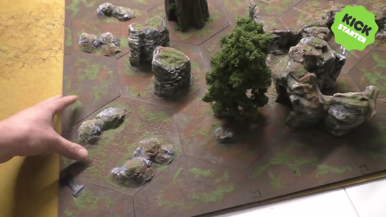 DTW stellt vor:Tabletop-Modellbau Kickstarter Vorstellung Star Wars Legion Skirmish Modulare Platte.