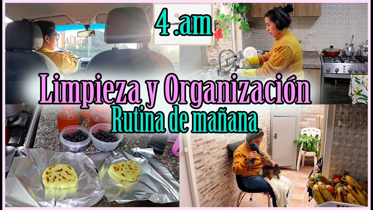 RUTINA DE LIMPIEZA Y ORGANIZACION EN LA MAÑANA⛅🏤 LIMPIEZA Y ORGANIZACION DEL HOGAR