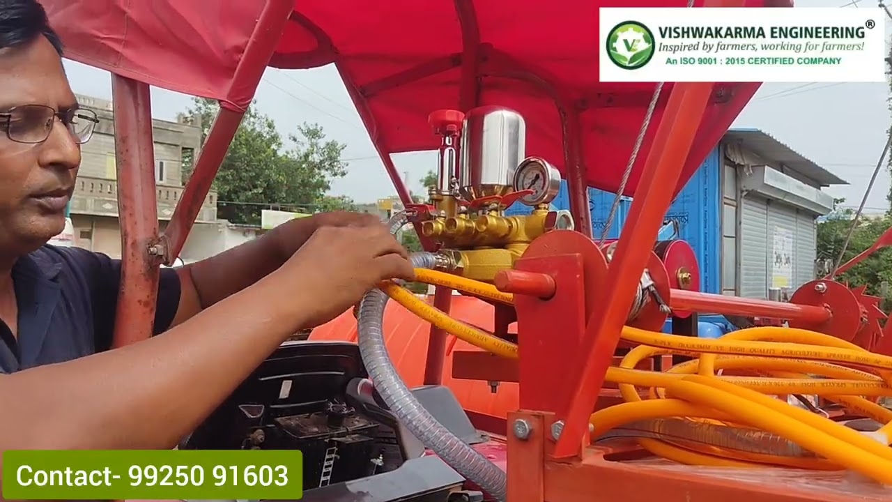 How to operate a Tractor Operated Boom Sprayer | ટ્રેક્ટર સંચાલિત બૂમ સ્પ્રેયર કેવી રીતે ચલાવવું 