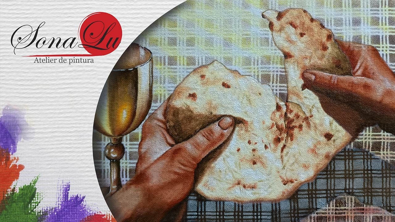 Aula 940 - Partindo o Pão em Pano de Prato