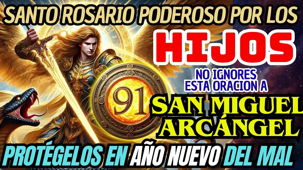 ROSARIO de HOY A SAN MIGUEL ARCÁNGEL POR LOS HIJOS  👉 OBTÉN LA PROTECCIÓN  💖 SABADO 31 ENERO 2026