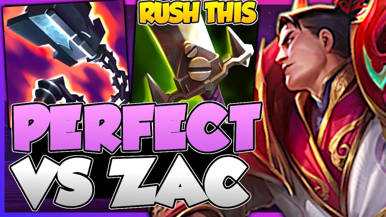 Rush THIS Item for a PERFECT Game vs Zac Top Lane | riste | League of Legends
