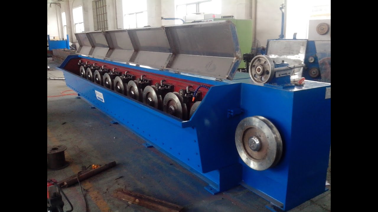 400/10DL Aluminium rod breakdown machine with double spoolers (1)