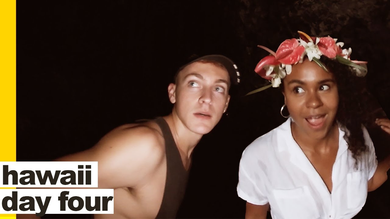 ACTUALLY DOING COOL THINGS IN HAWAI'I: HULA + LAVA TUBES + HOT YOGA | hawaii day 4 | DamonAndJo