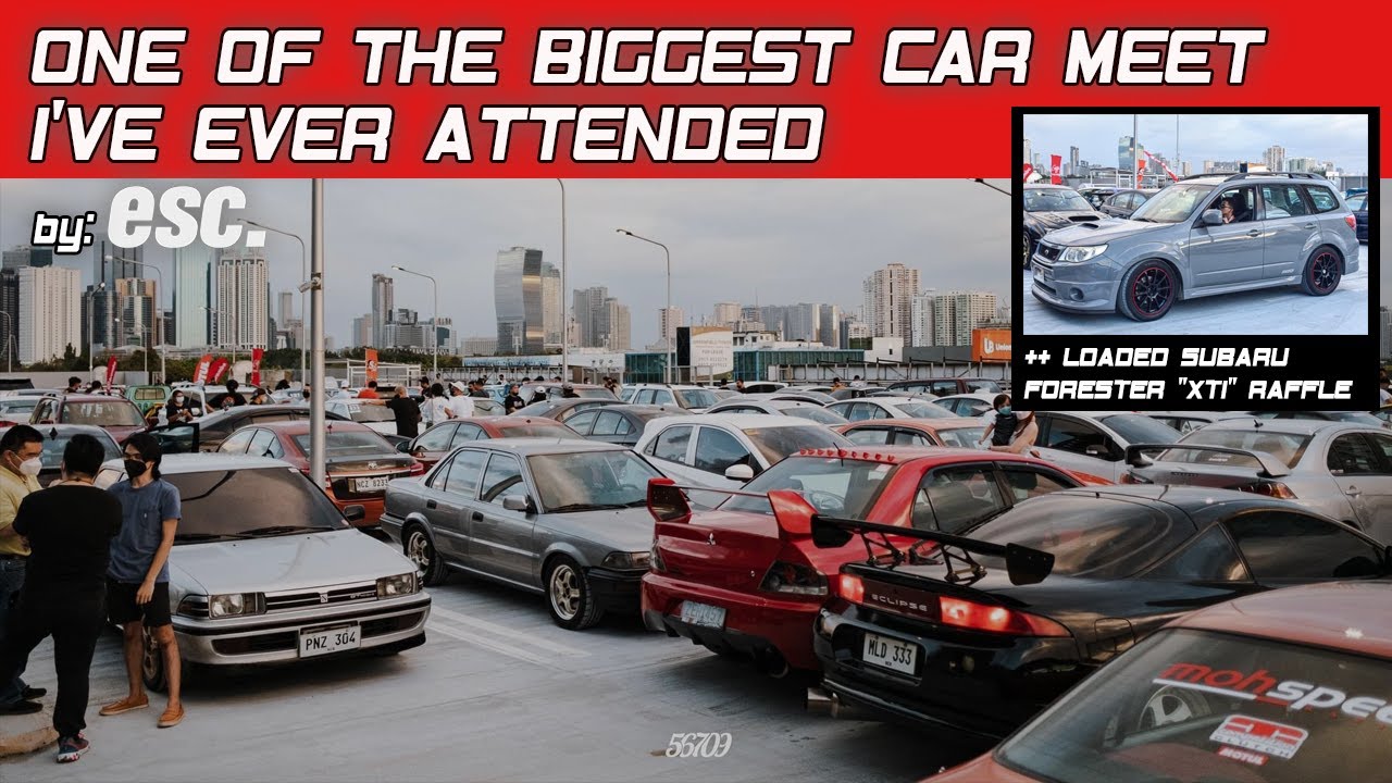 ONE OF THE BIGEST CAR MEET I'VE  EVER ATTENDED by: East Side Collective