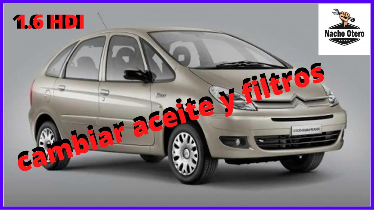Cambio aceite y filtros de un citroen xsara picaso 1 6 hdi