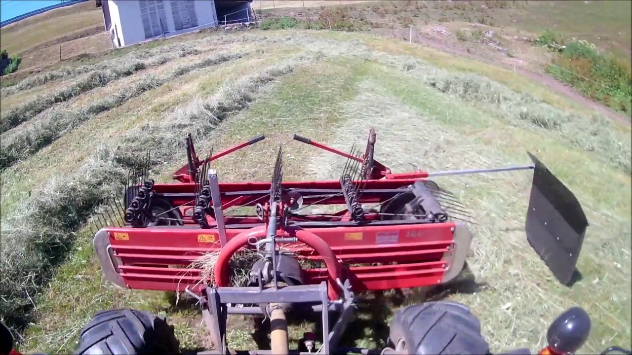 fenaison 2019 en montagne Vosges.  2 AEBI TT 40