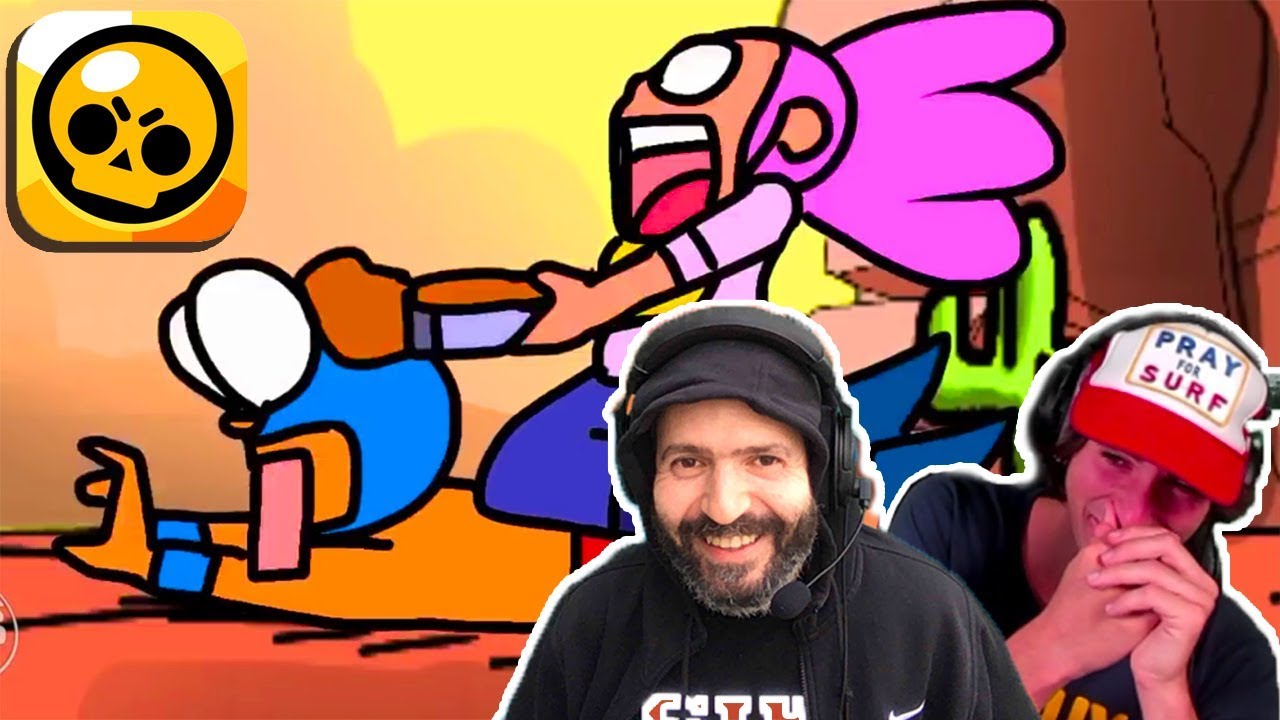 on RÉAGIT à des DESSIN ANIMÉS avec FarsAttack sur Brawl Stars Animation Compilation #2