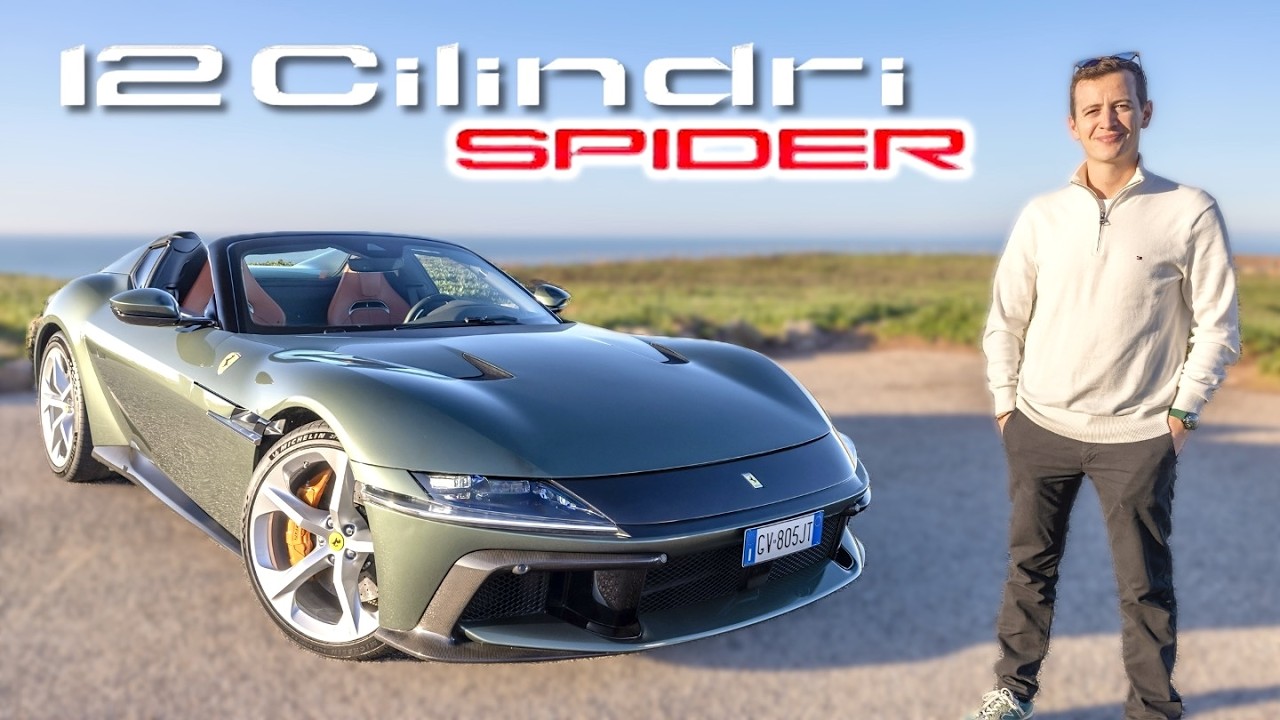 Essai Ferrari 12Cilindri Spider : V12, 9500 tours/min, Pas de Turbos !