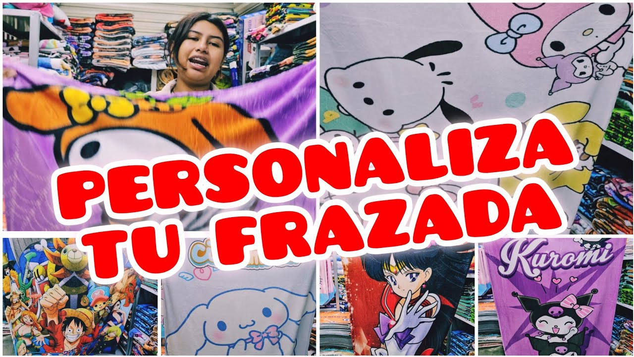 🤯FRAZADAS PERSONALIZADAS BIEN BONITAS Y CALIENTITAS😱QUE LOCURA DE COBIJAS ANIMÉ, KAWAII, CANTANTES