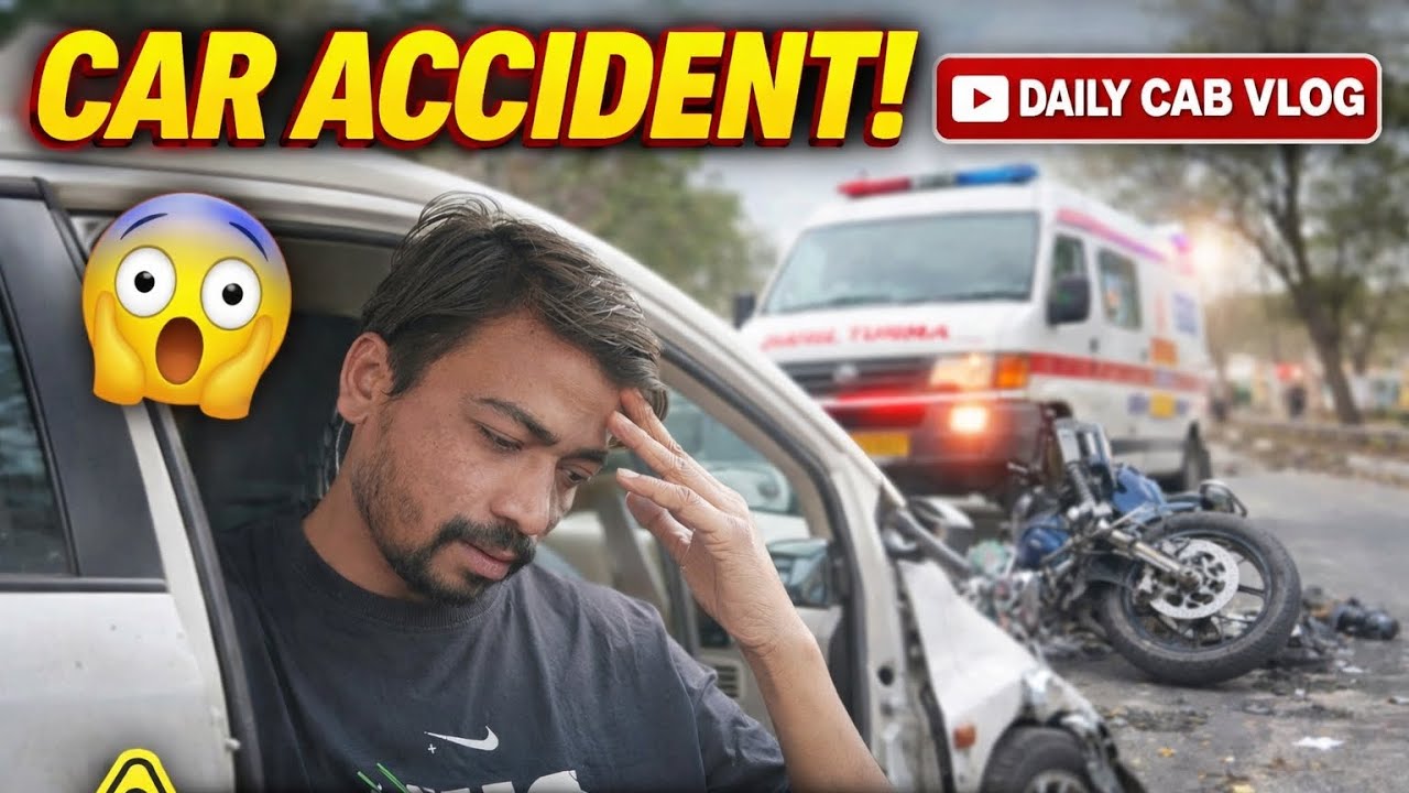 Aaj Cab Driving Ke Dauraan Accident 😱 | Daily Cab Driver Life