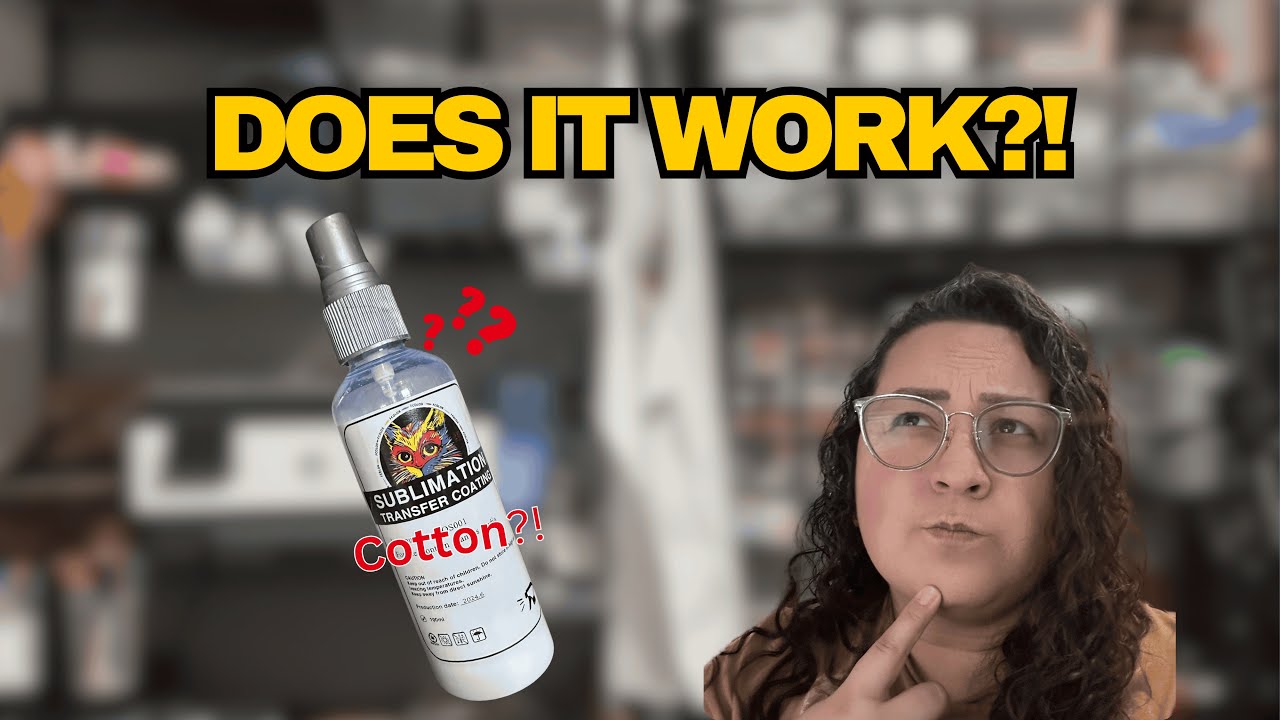 Sublimation Spray Tested On 100% Cotton Shirts- Does it work?