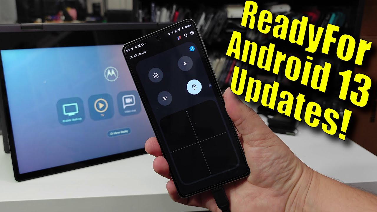 Moto ReadyFor на Android 13: лучший режим рабочего стола стал еще лучше!