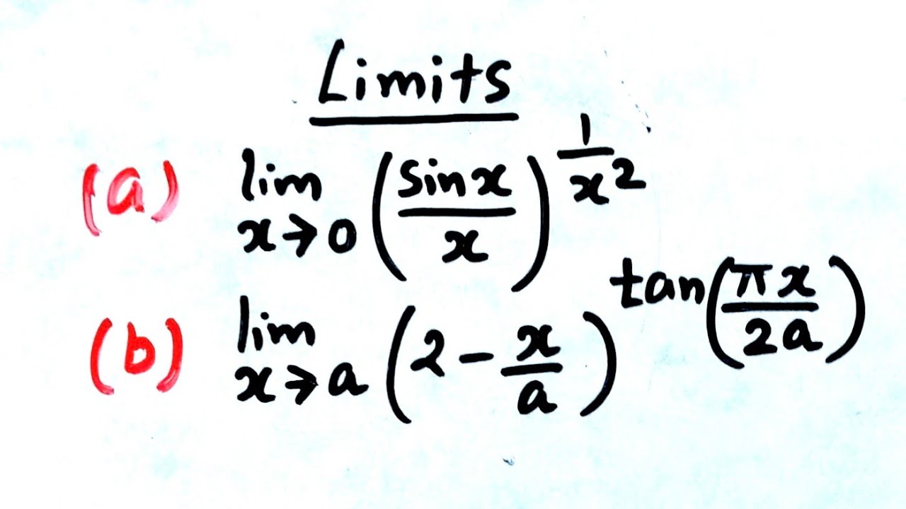 || Indeterminate form || Limits|| Solved Problems