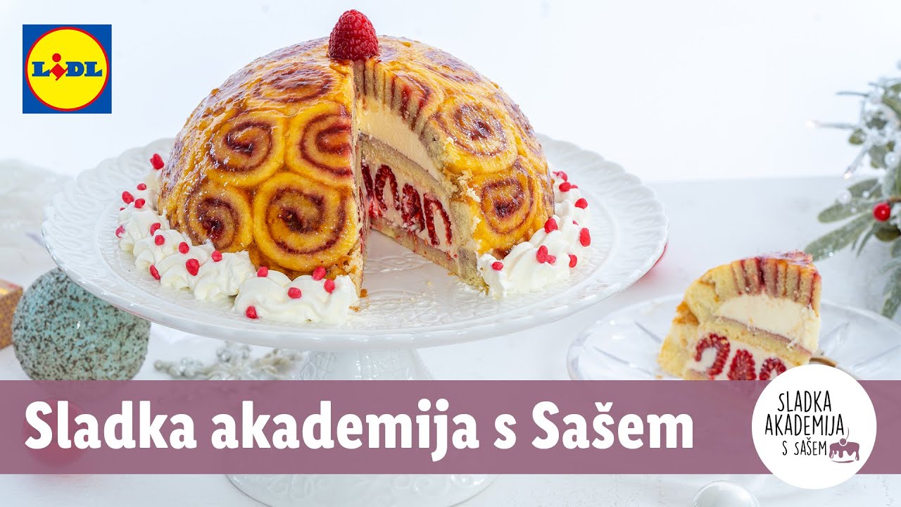 Sladka akademija s Sašem: Praznična šarlota