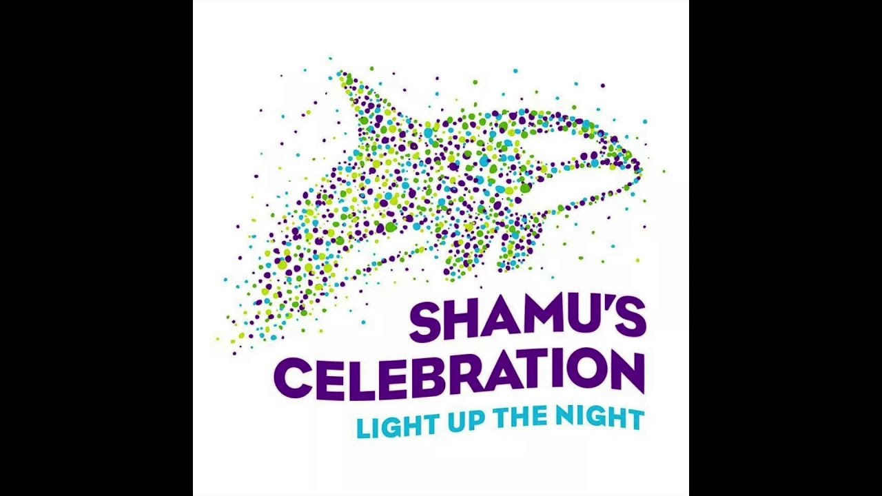 Shamu light up the night Beneath the blue