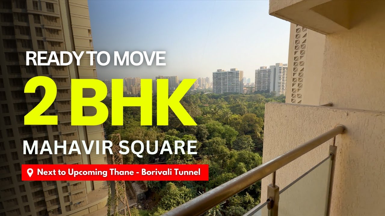 Unused 2 BHK Balcony Flat For sale In Mahavir Square, Thane | Ready To Move
