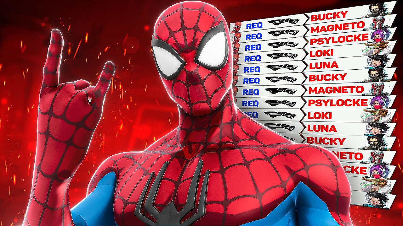 Showing That Spider-Man Is Playable Into Hela/Namor In Marvel Rivals