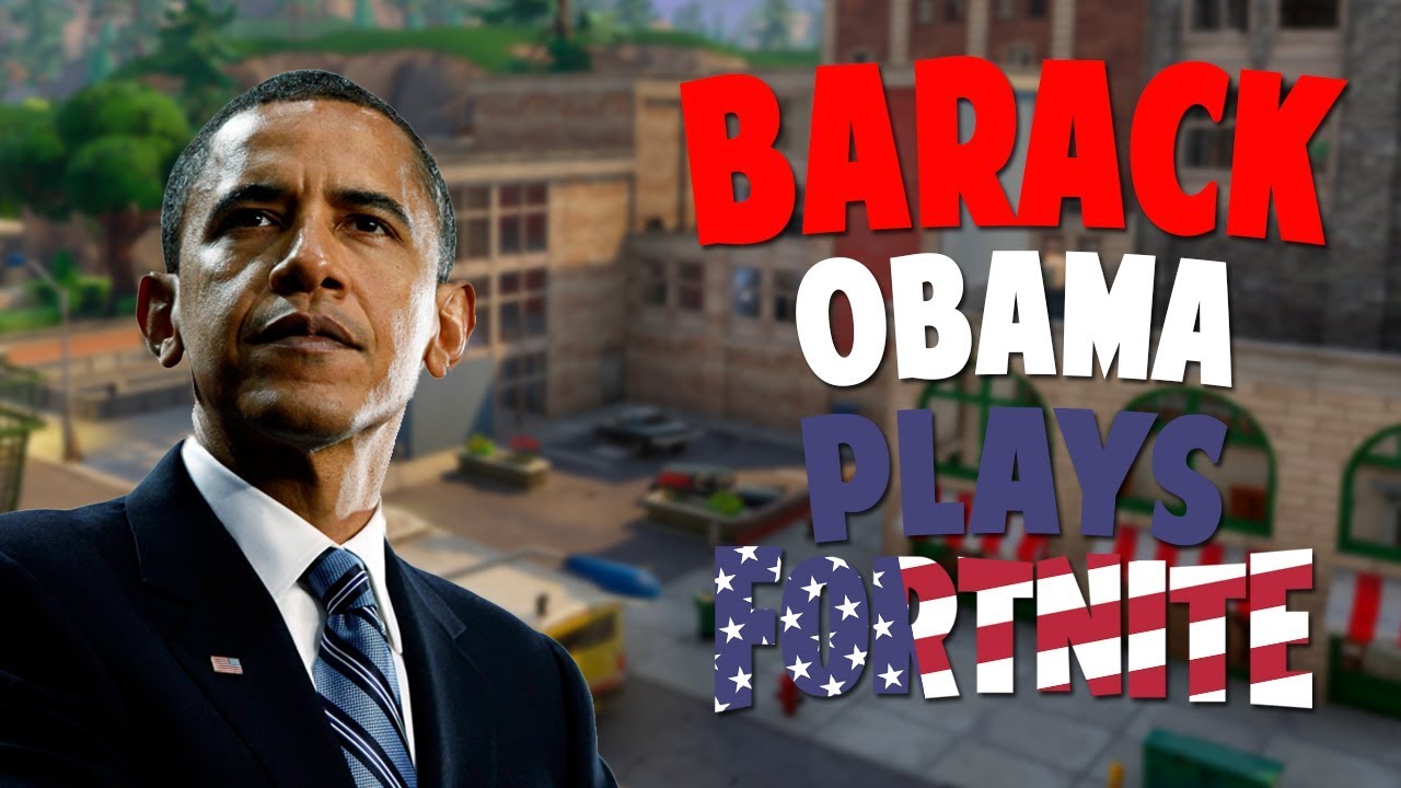 BARACK OBAMA PLAYS FORTNITE!!