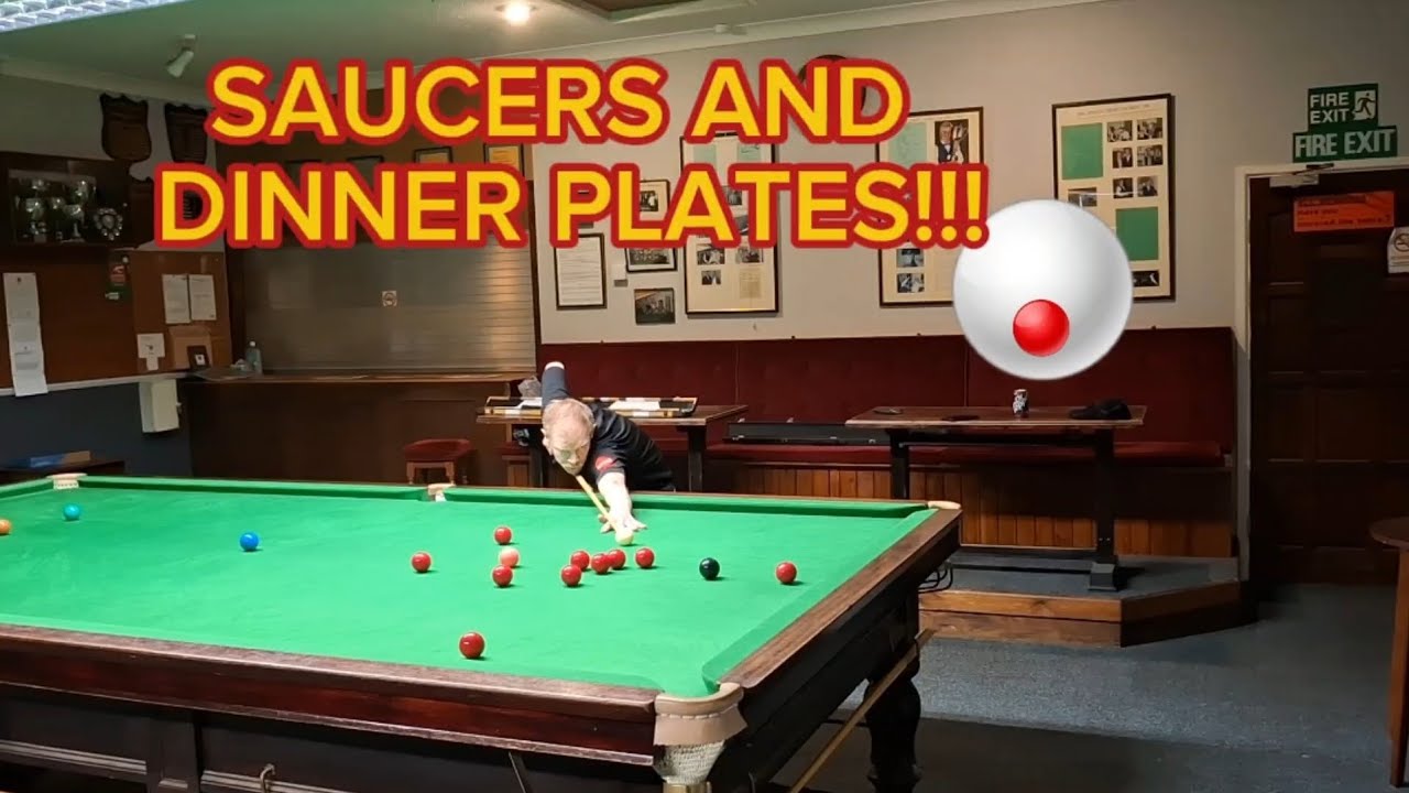 SAUCERS AND DINNER PLATES !!! #snooker