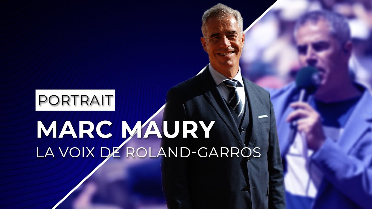 ROLAND-GARROS : Marc Maury, le speaker des joueurs de terre-battue !