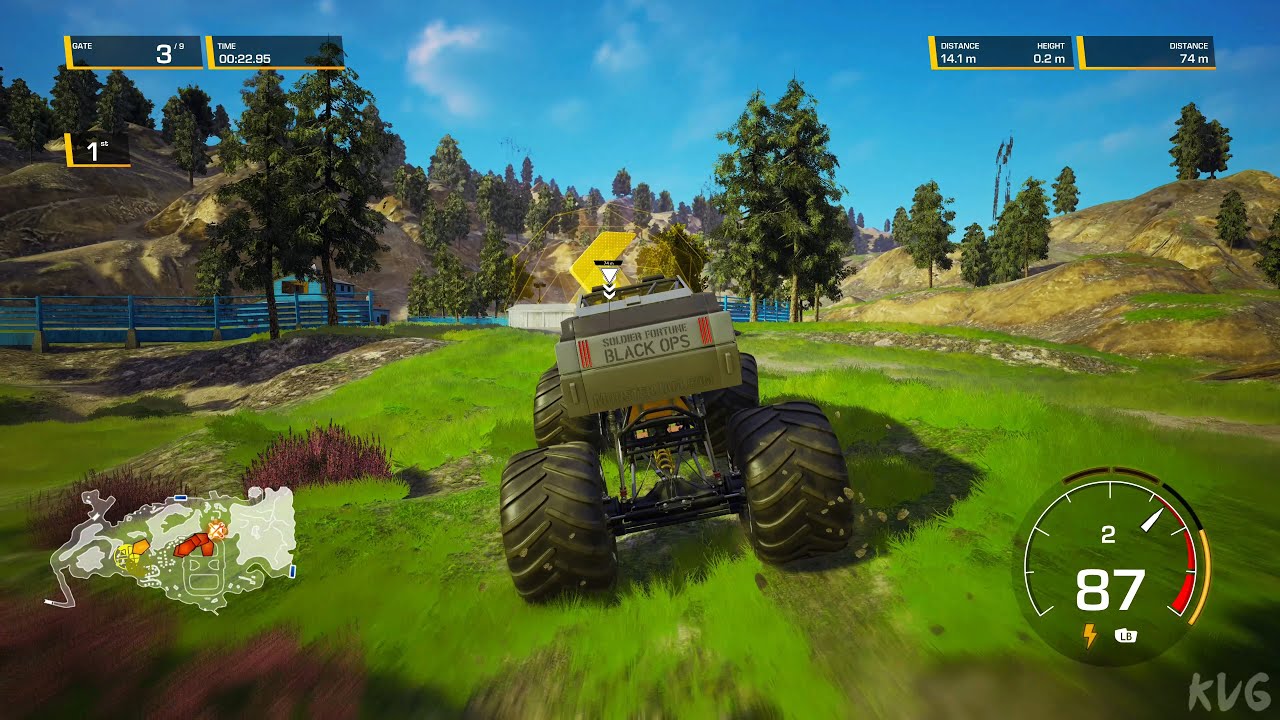Monster Jam Steel Titans 2 - Soldier of Fortune Black Ops - Gameplay (PC UHD) [4K60FPS]