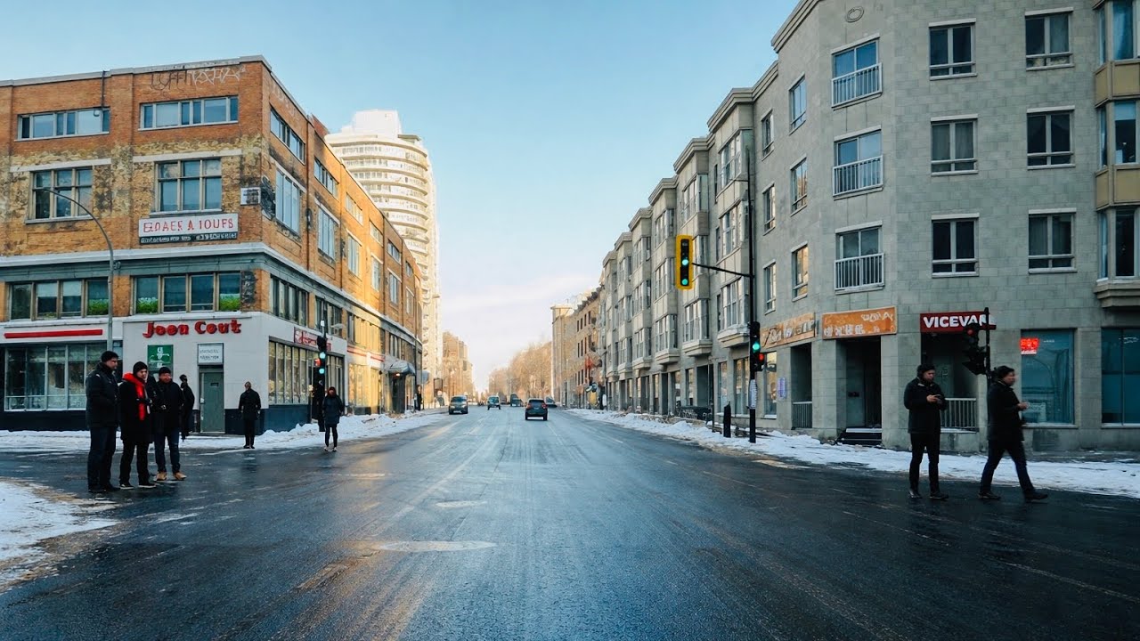 Winter Drive in Montreal, Canada 🇨🇦 | 4K Snowy City Road Driving Experience | December 2026