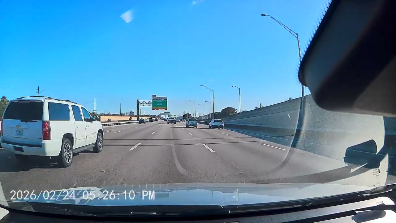 Dashcam Captures the Most UNHINGED Highway Moment of the Year