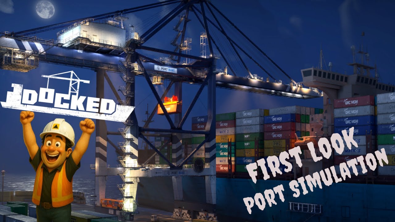 First look at Docked . Walkthrough Part 1 Dock Simulator.